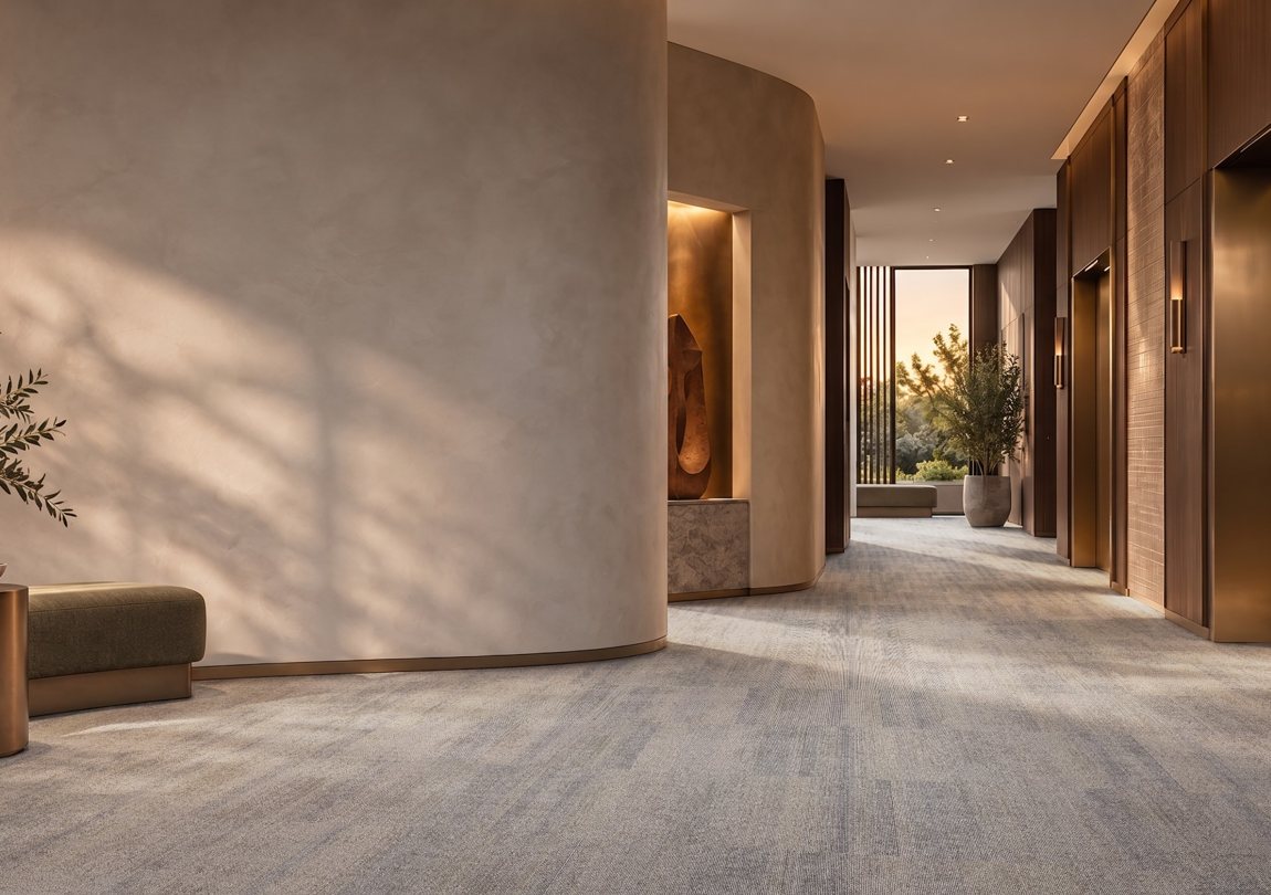 Foundation carpet collection architectural interior, flooring-focused crop