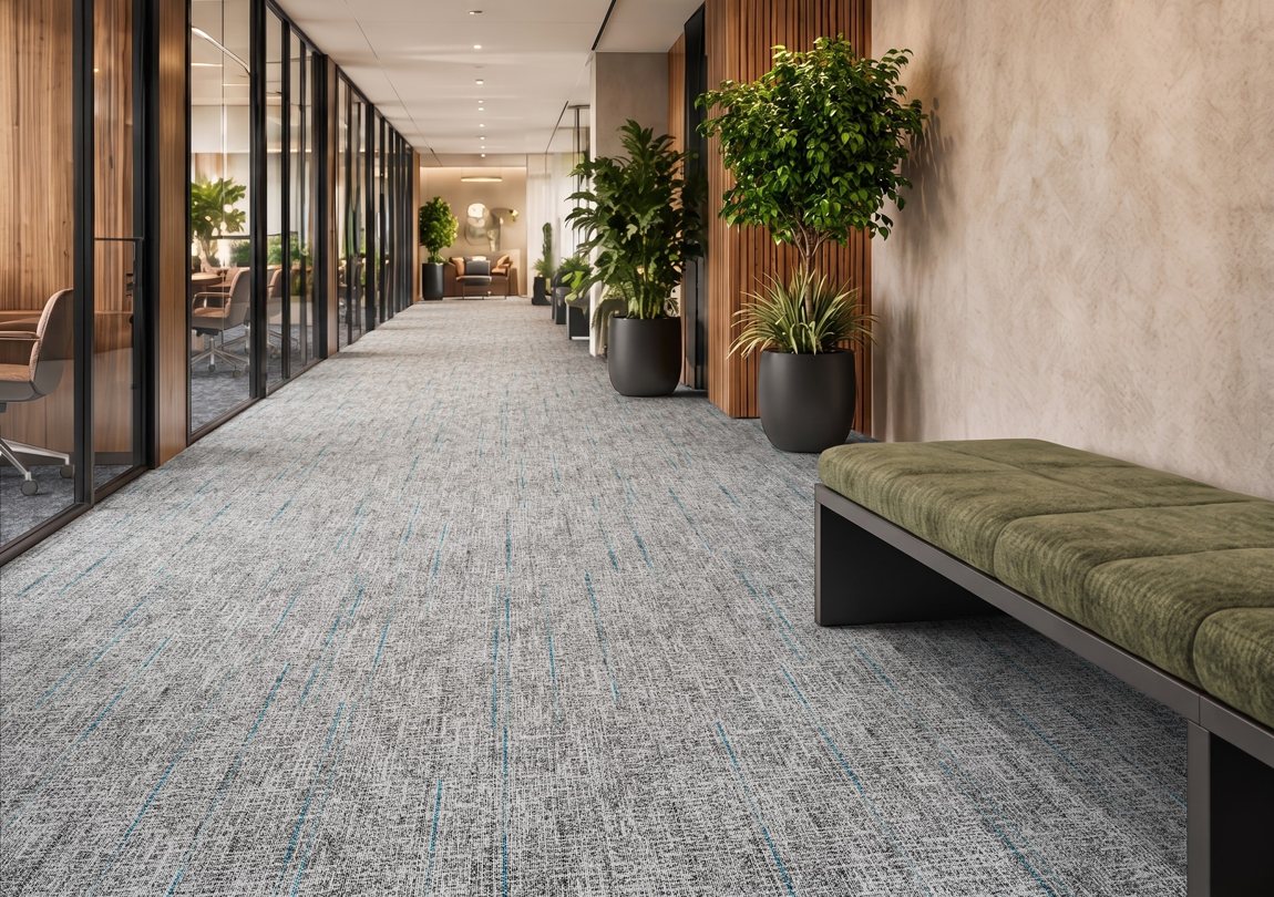 Architexture carpet collection architectural interior, flooring-focused crop